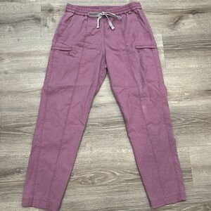 Mediclo Tencel Sicily Pintuck Tapered Scrub Pants - Lavender, Small